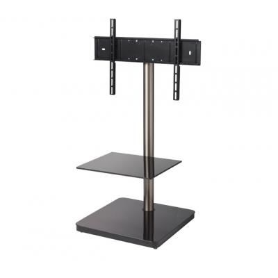 Flat Screen TV Stand with Square Base max weight 30kg - Black